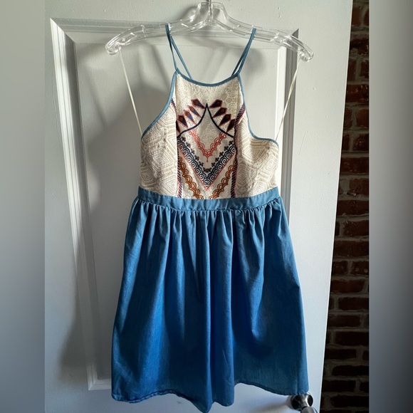 Flying Tomato Embroidered Mini Dress - Picture 2 of 5